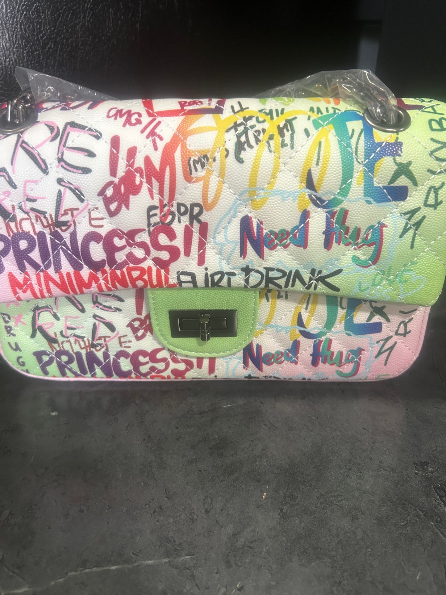 Graffiti purse